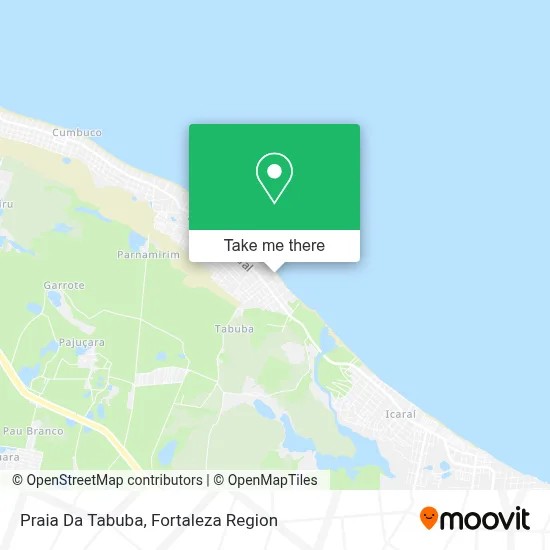 Praia Da Tabuba map