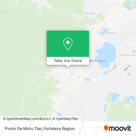 Ponto De Moto Táxi map