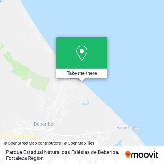 Parque Estadual Natural das Falésias de Beberibe map