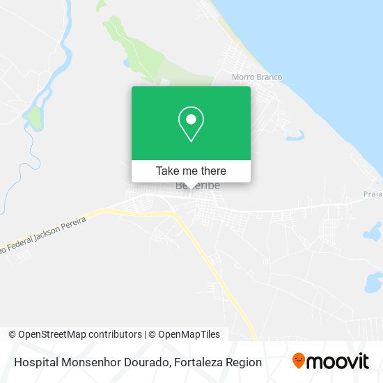 Hospital Monsenhor Dourado map