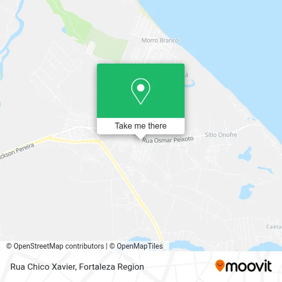 Rua Chico Xavier map