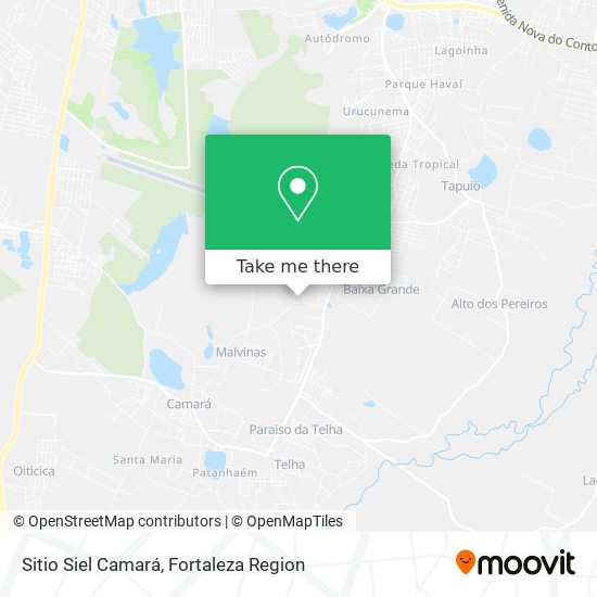 Sitio Siel Camará map