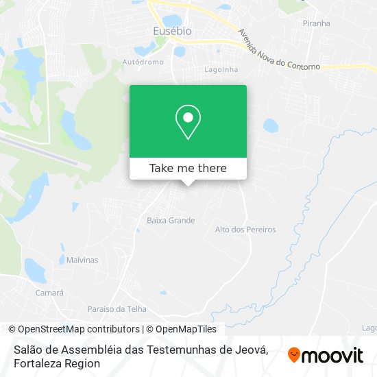 Salão de Assembléia das Testemunhas de Jeová map