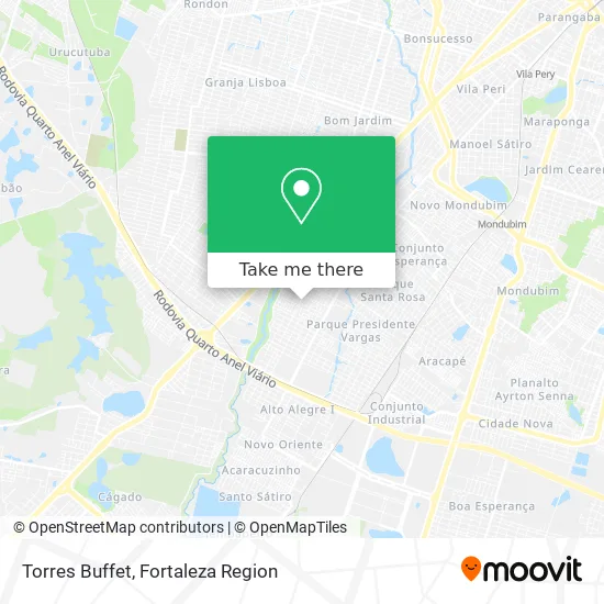 Torres Buffet map