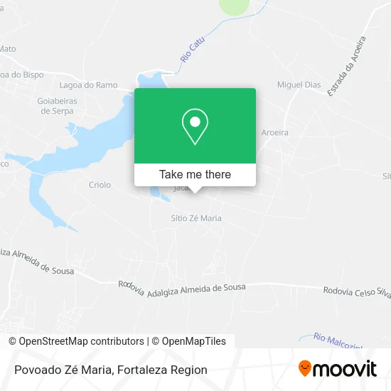 Povoado Zé Maria map