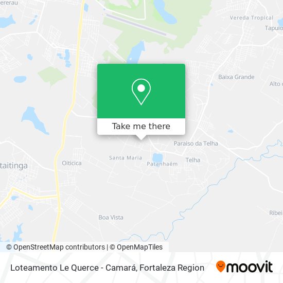 Loteamento Le Querce - Camará map