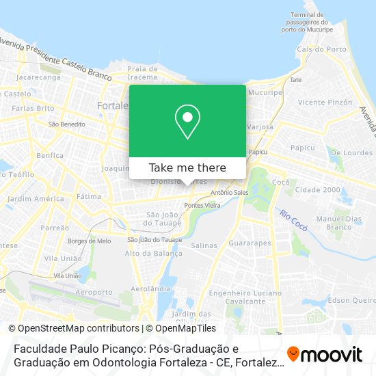 Faculdade Paulo Picanço: Pós-Graduação e Graduação em Odontologia Fortaleza - CE map