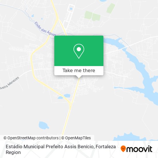 Estádio Municipal Prefeito Assis Benício map