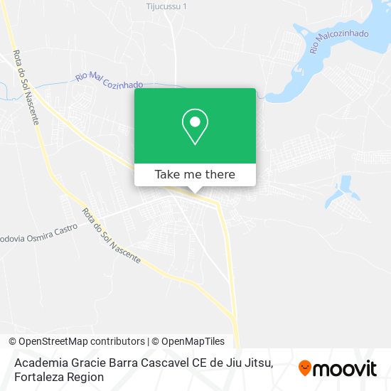Academia Gracie Barra Cascavel CE de Jiu Jitsu map