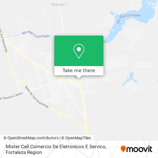 Mister Cell Comercio De Eletronicos E Servico map