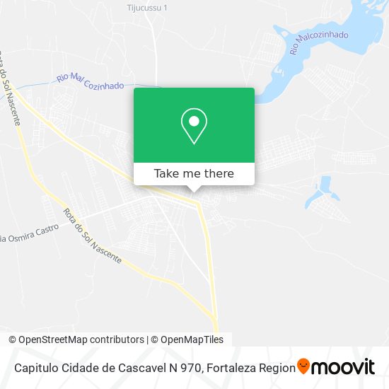 Capitulo Cidade de Cascavel N 970 map