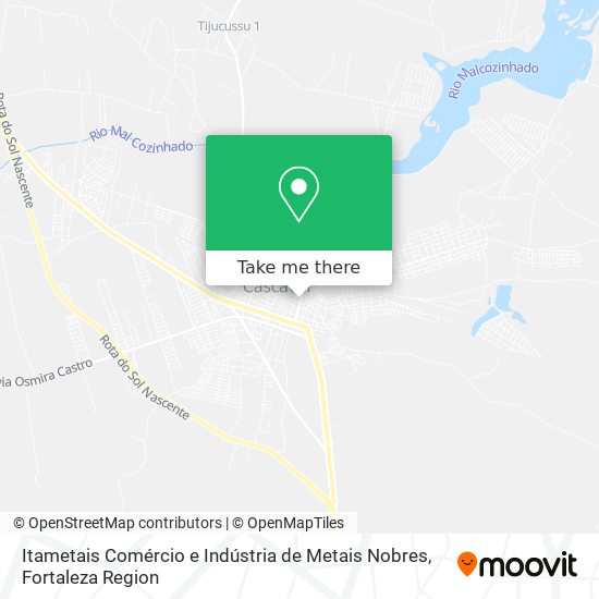 Itametais Comércio e Indústria de Metais Nobres map