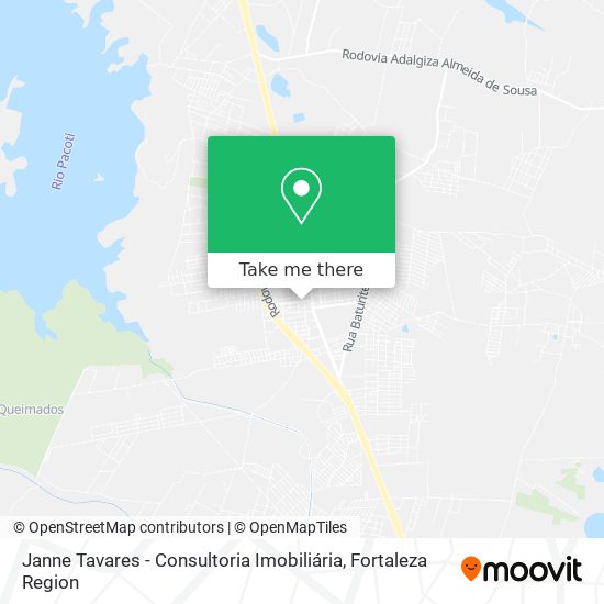 Mapa Janne Tavares - Consultoria Imobiliária