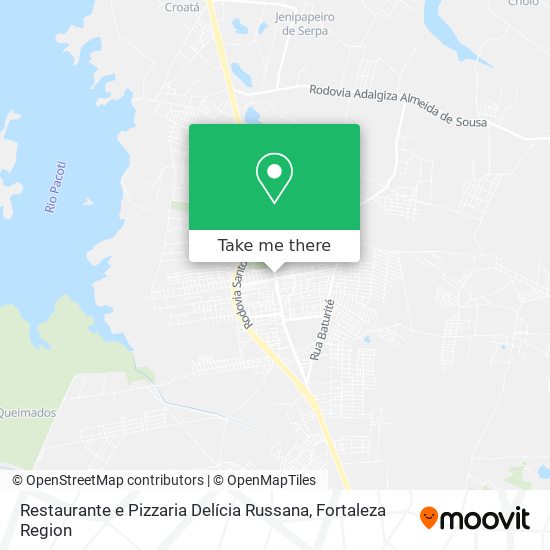 Restaurante e Pizzaria Delícia Russana map