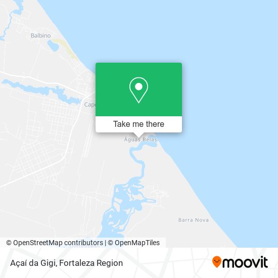 Açaí da Gigi map