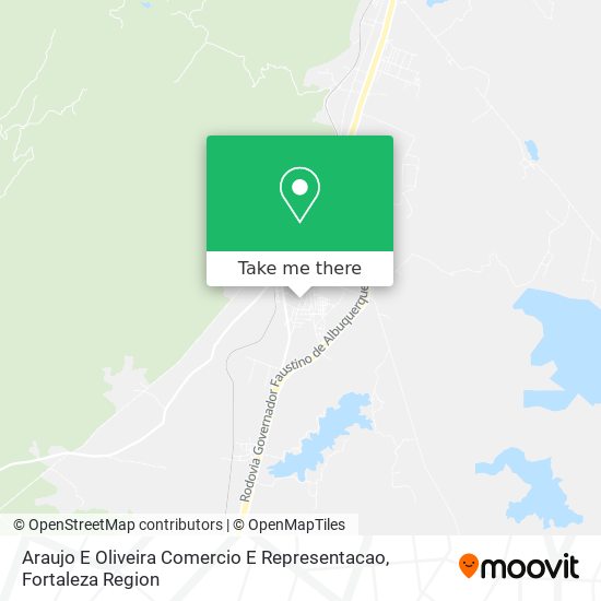 Araujo E Oliveira Comercio E Representacao map
