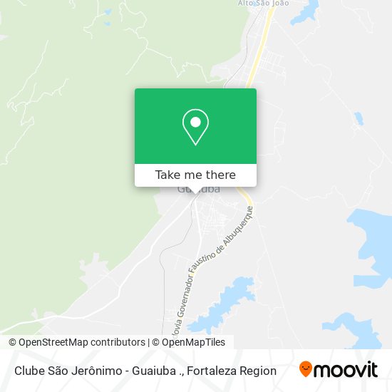 Clube São Jerônimo - Guaiuba . map