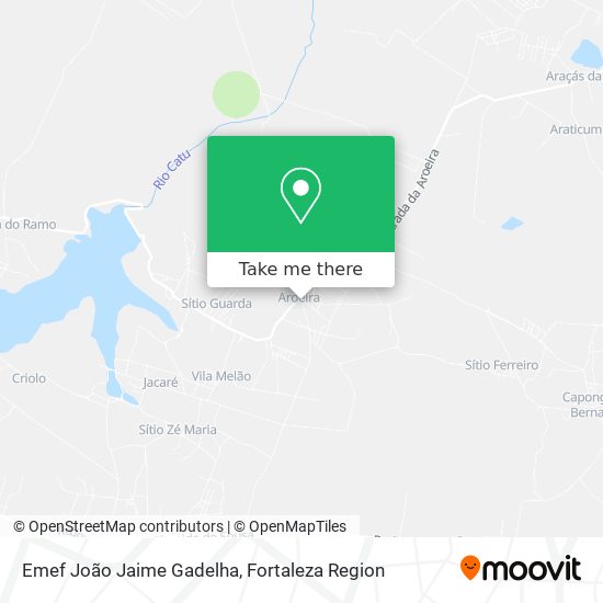 Emef João Jaime Gadelha map