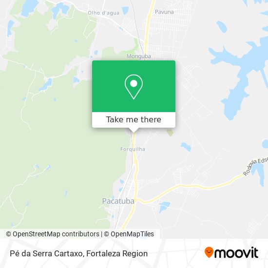 Pé da Serra Cartaxo map