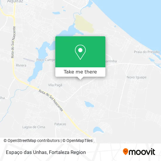 Espaço das Unhas map