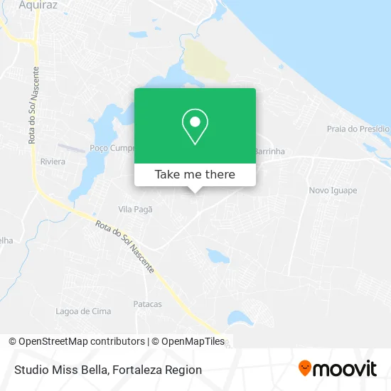 Studio Miss Bella map