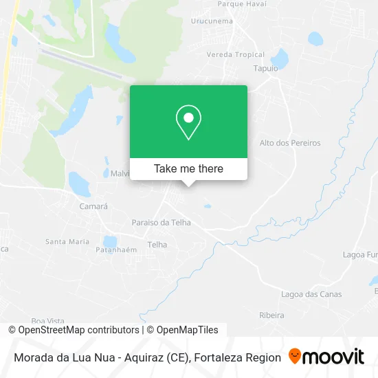 Morada da Lua Nua - Aquiraz (CE) map