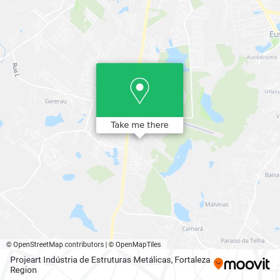 Projeart Indústria de Estruturas Metálicas map