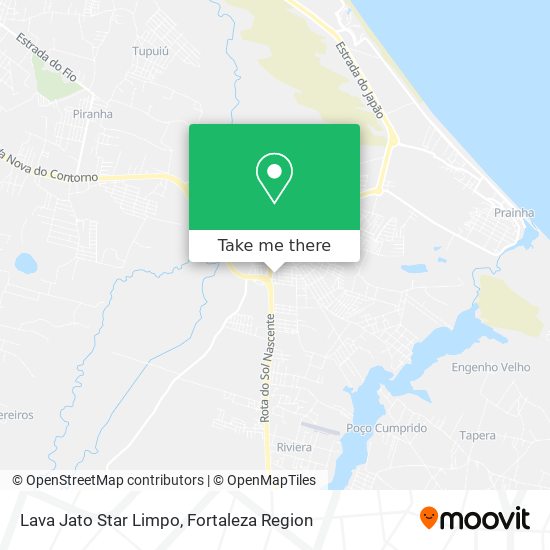 Lava Jato Star Limpo map