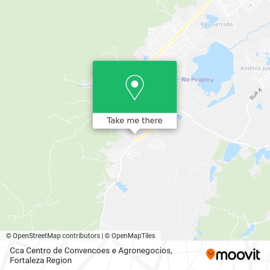 Cca Centro de Convencoes e Agronegocios map