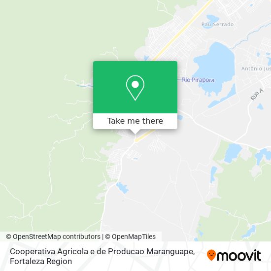 Cooperativa Agricola e de Producao Maranguape map