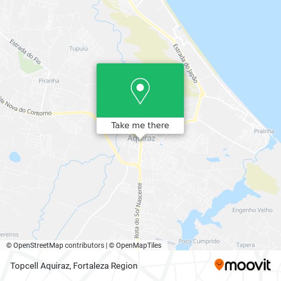 Mapa Topcell Aquiraz