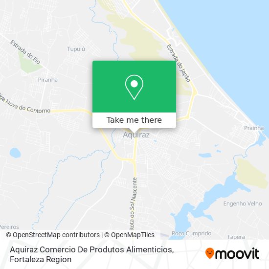 Aquiraz Comercio De Produtos Alimenticios map