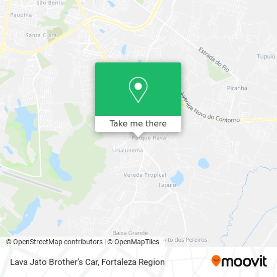 Lava Jato Brother's Car map