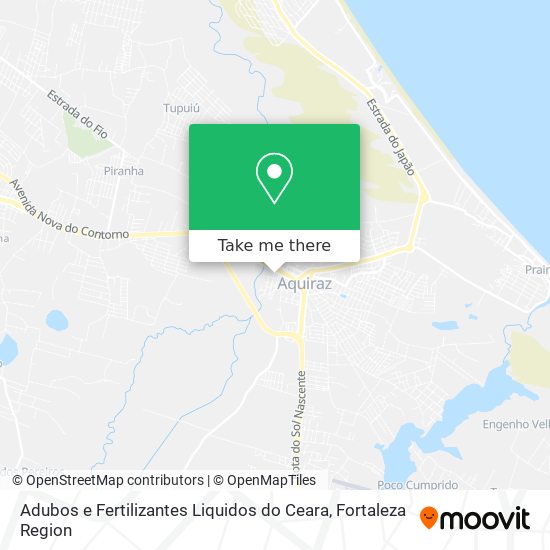 Adubos e Fertilizantes Liquidos do Ceara map