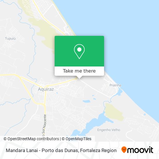 Mandara Lanai - Porto das Dunas map