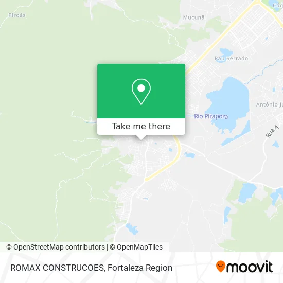 ROMAX CONSTRUCOES map