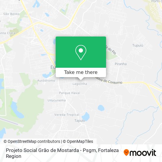 Projeto Social Grão de Mostarda - Psgm map