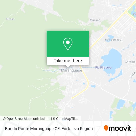 Bar da Ponte Maranguape CE map