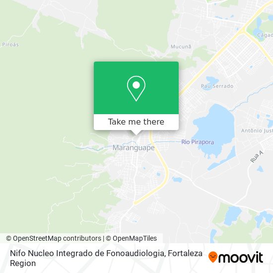 Nifo Nucleo Integrado de Fonoaudiologia map