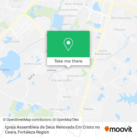 Igreja Assembleia de Deus Renovada Em Cristo no Ceara map