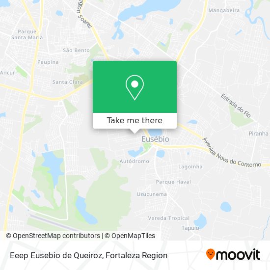 Eeep Eusebio de Queiroz map