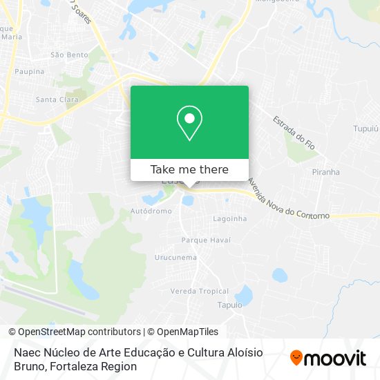 Naec Núcleo de Arte Educação e Cultura Aloísio Bruno map