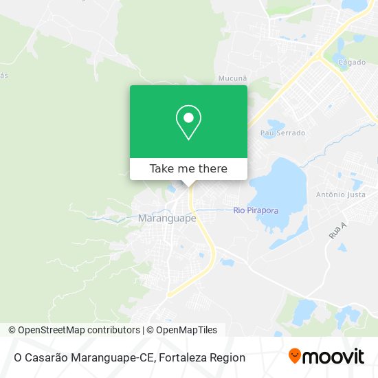 O Casarão Maranguape-CE map