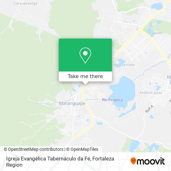 Igreja Evangélica Tabernáculo da Fé map