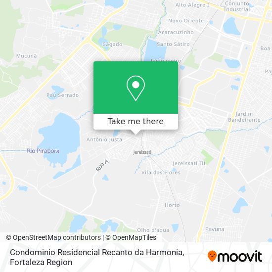Condominio Residencial Recanto da Harmonia map