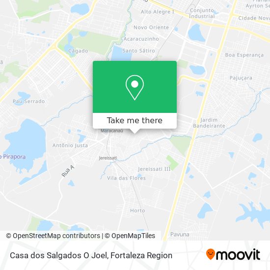 Casa dos Salgados O Joel map
