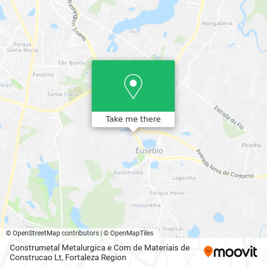 Construmetal Metalurgica e Com de Materiais de Construcao Lt map