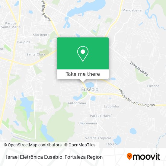 Israel Eletrônica Eusébio map