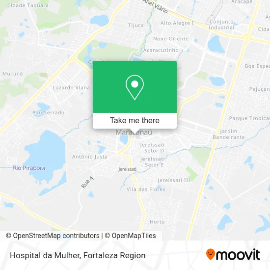 Hospital da Mulher map