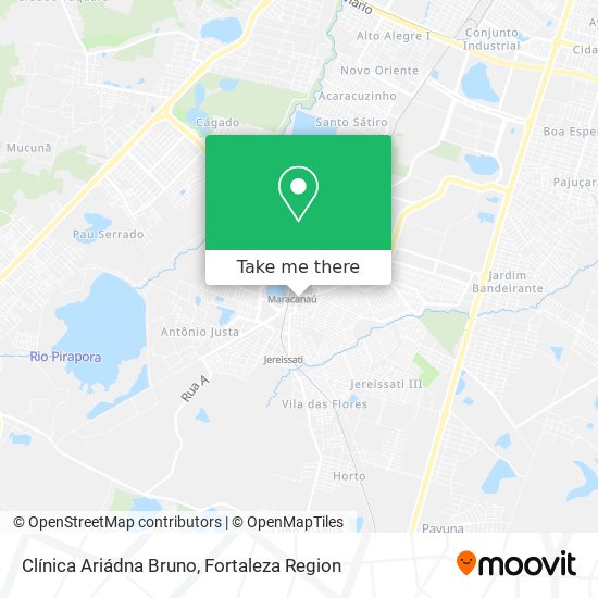 Clínica Ariádna Bruno map